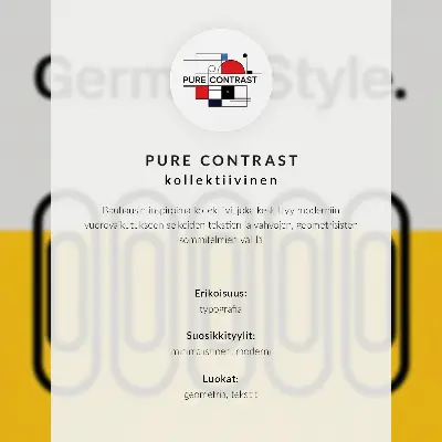 Premium wall art with clean geometric lines and contrasting colors