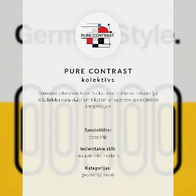 Premium wall art with clean geometric lines and contrasting colors