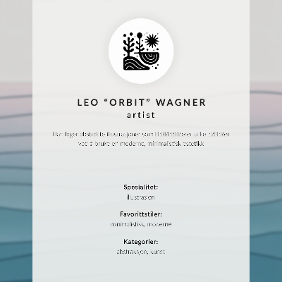 Premium wall art Abstract geometric leaves beige background
