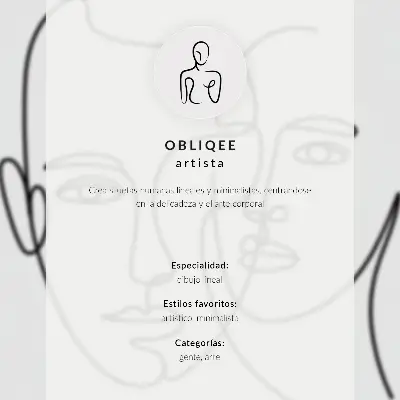 Decorative poster subtle lines in elegant harmony