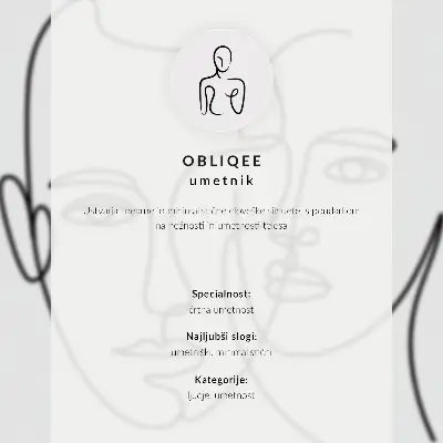 Decorative poster subtle lines in elegant harmony