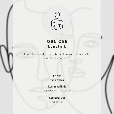 Decorative poster subtle lines in elegant harmony