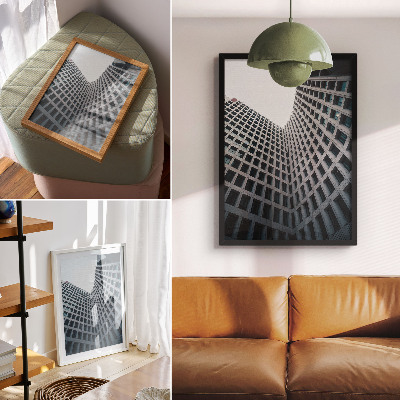 Premium wall art Modern architecture vertical lines