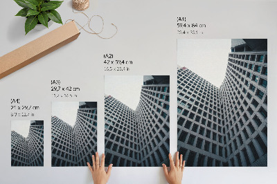 Premium wall art Modern architecture vertical lines