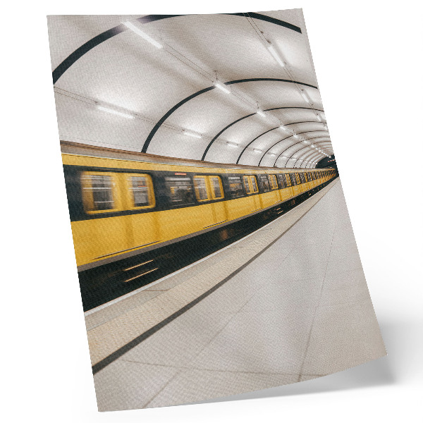Decorative poster Modern metro, smooth lines, dynamic