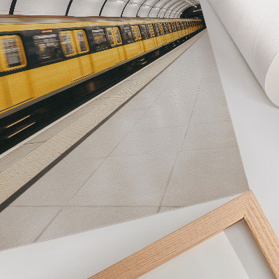 Decorative poster Modern metro, smooth lines, dynamic