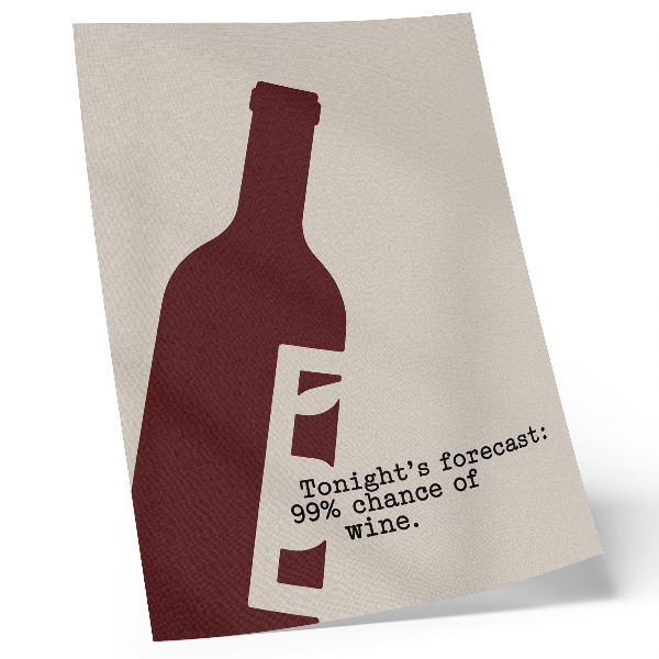 Art print Minimalist graphics in burgundy tones