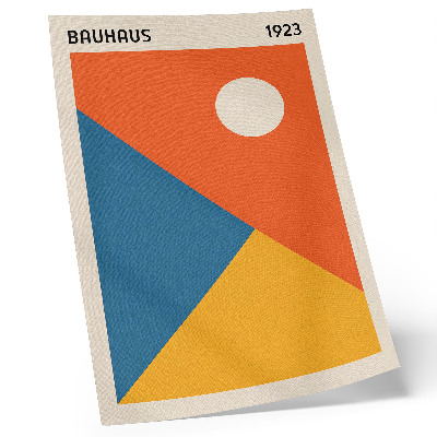 Art print Geometric shapes, intense colors, modern atmosphere