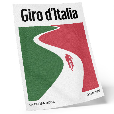 Poster Contrasting colors, dynamic minimalist style