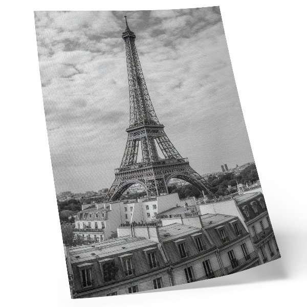 Premium wall art Elegant Eiffel Tower gray modern perspective
