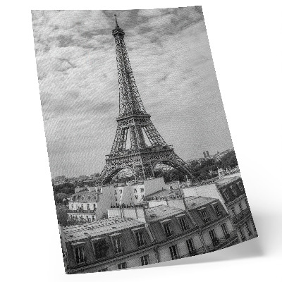 Premium wall art Elegant Eiffel Tower gray modern perspective