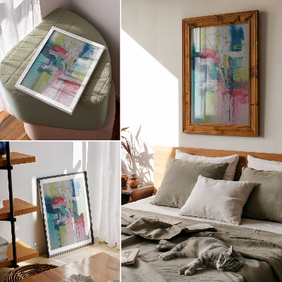 Art print Intense colors, energy, abstraction
