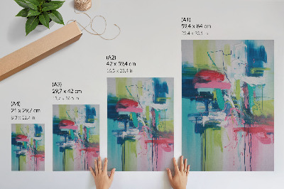 Art print Intense colors, energy, abstraction