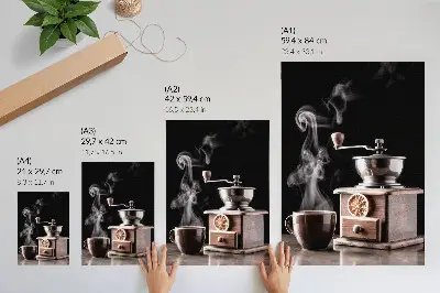 Atmospheric poster classic motifs in a dark palette