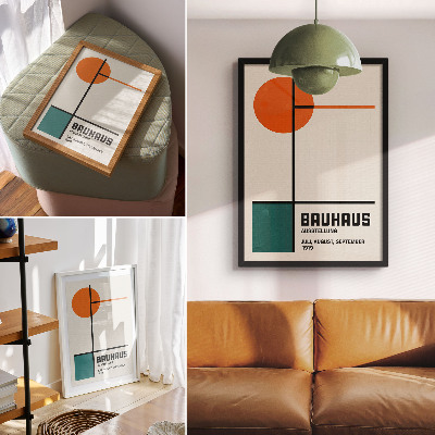Art print Geometry, colors, minimalism, modernity, form
