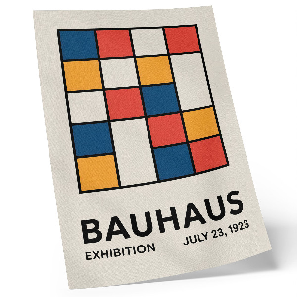Poster Geometric shapes in a minimalist style