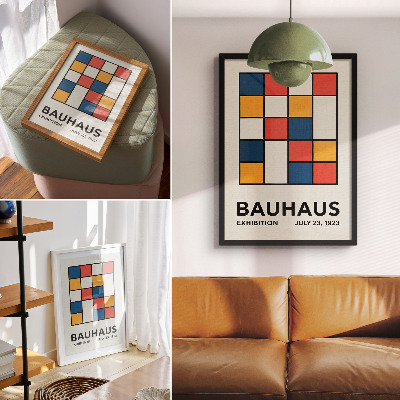 Poster Geometric shapes in a minimalist style