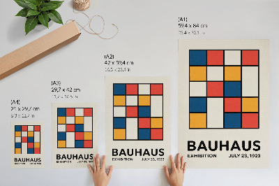 Poster Geometric shapes in a minimalist style