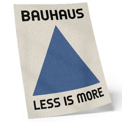 Bauhaus Geometric Art Print featuring geometric simplicity