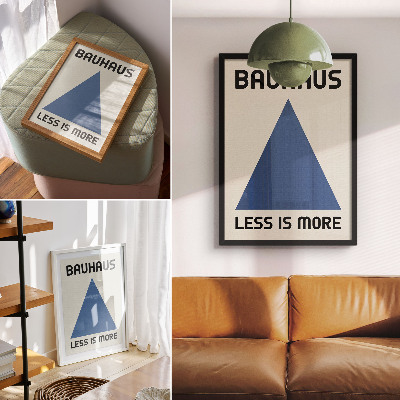 Art print The Bauhaus style is dominated by geometric simplicity