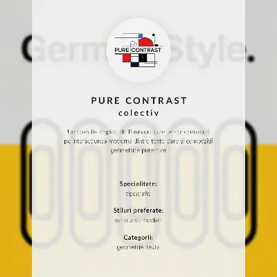 Bauhaus Geometric Art Print featuring geometric simplicity