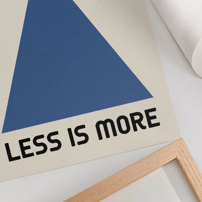 Art print The Bauhaus style is dominated by geometric simplicity