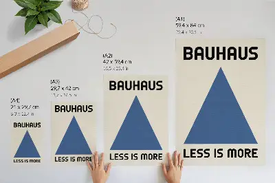 Bauhaus Geometric Art Print featuring geometric simplicity