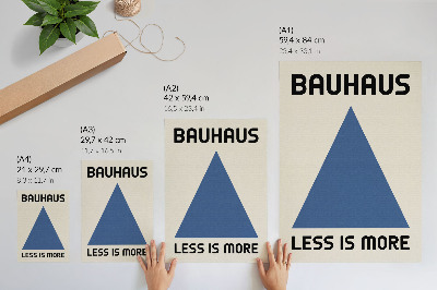Art print The Bauhaus style is dominated by geometric simplicity