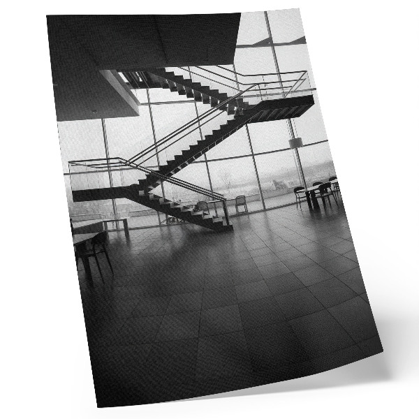 Premium wall art Modern stairs geometric elegance