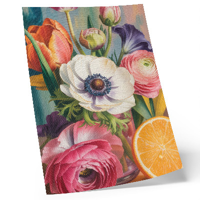Poster Flowers full of life and color without commas