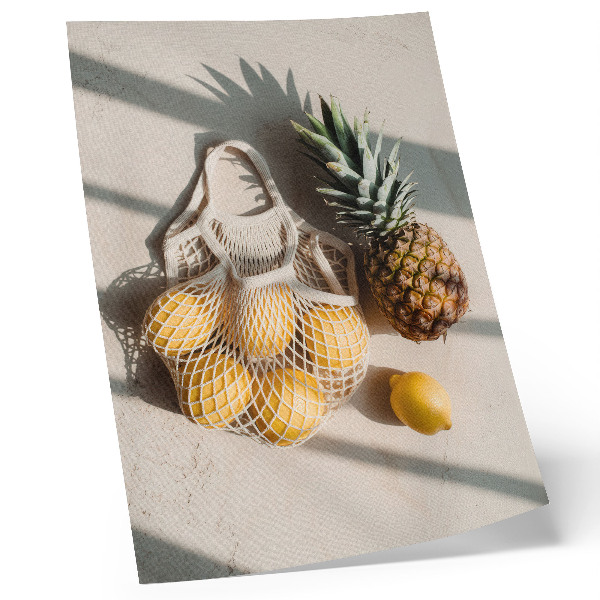 Art print Natural products on a light background