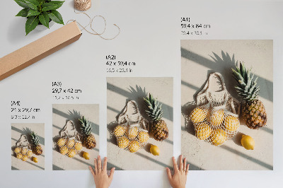 Art print Natural products on a light background