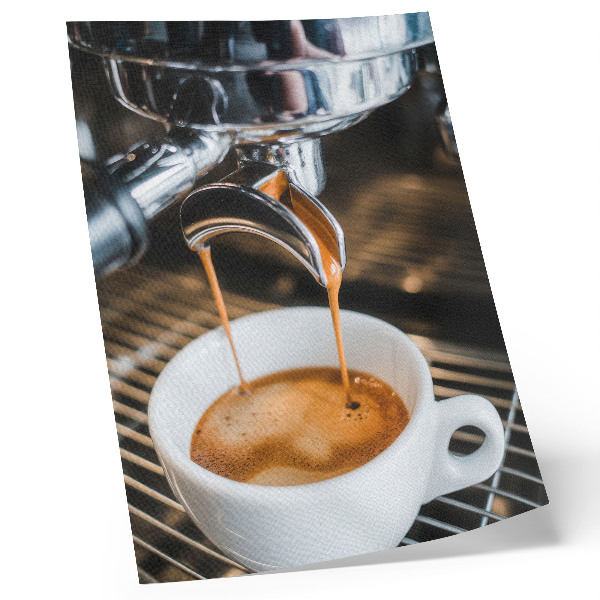 Decorative poster Expressive drink white cup modernity