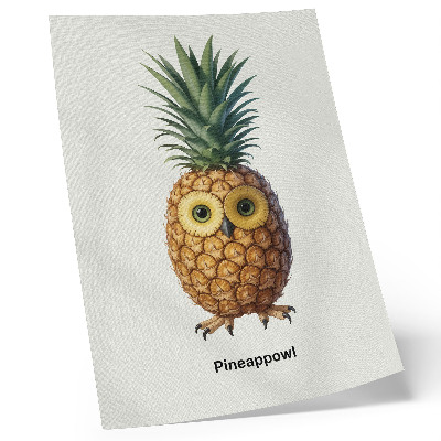 Poster A fanciful combination of pineapple and owl
