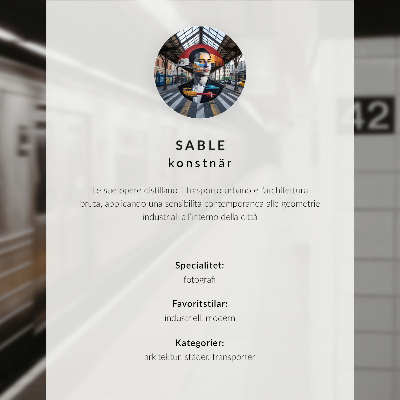 Premium wall art Blue tram rainy day city life
