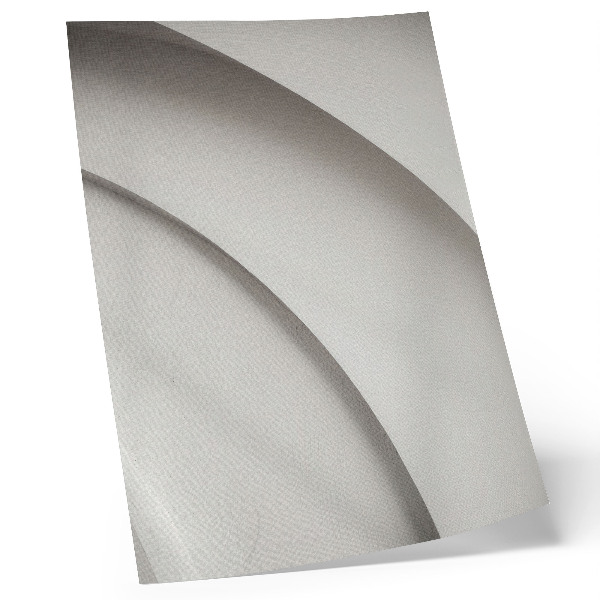 Premium wall art A minimalist composition with white curves