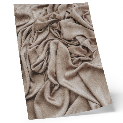 Art print Beige material, delicate folds, cozy atmosphere