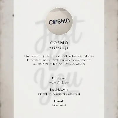 Premium wall art black lettering on a white background with a simple layout