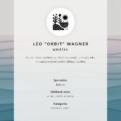 Decorative poster Coffee cup warm colors minimalist