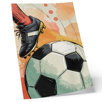 Decorative poster Sporty accent, beautiful colors, dynamic composition
