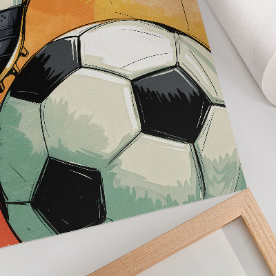 Decorative poster Sporty accent, beautiful colors, dynamic composition