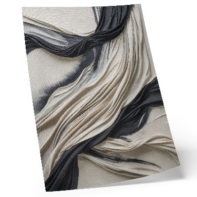Poster Flowing fabric waves modern elegance