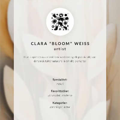 Art print Elegant leaves, simplicity and harmony of colors
