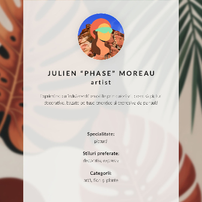 Poster Waves, green hills, pastel sky