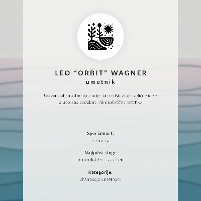 Poster A woman in a pea-colored dress holding a geometric mug