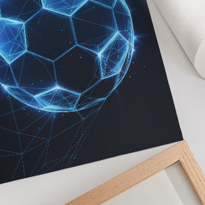 Premium wall art Digital ball geometric lines and lights