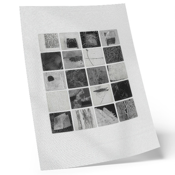 Premium wall art Black and white geometric patterns in an artistic form
