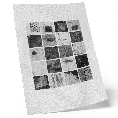 Premium wall art Black and white geometric patterns in an artistic form