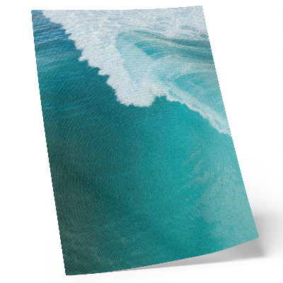 Poster Turquoise ocean waves, calm atmosphere, harmony