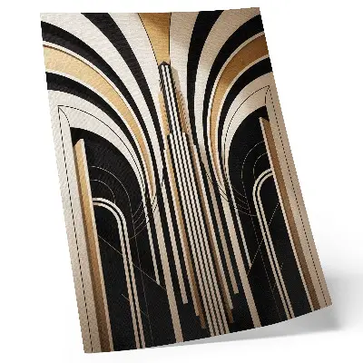 Premium wall art modern arches elegance art deco contrast design